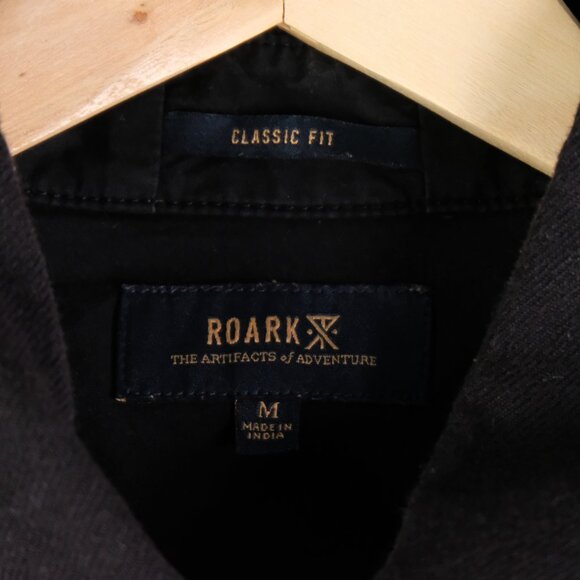 Roark Shacket Womens Medium Black Pink Shirt Jacket Southwestern Classic Fit - Picture 7 of 9